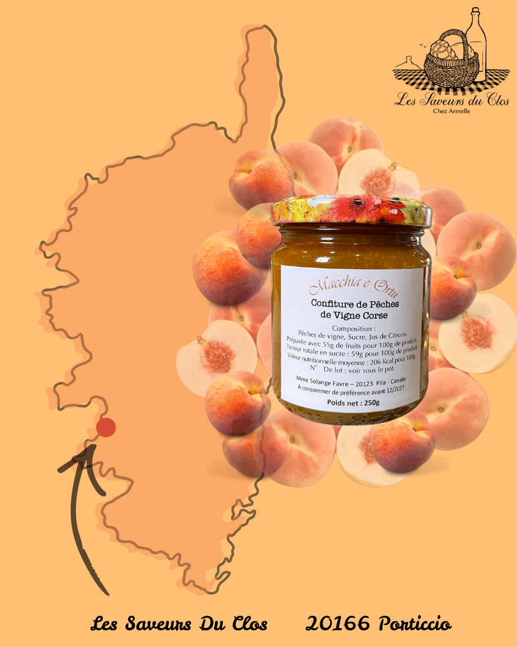 Confiture 250g Macchia e Ortu