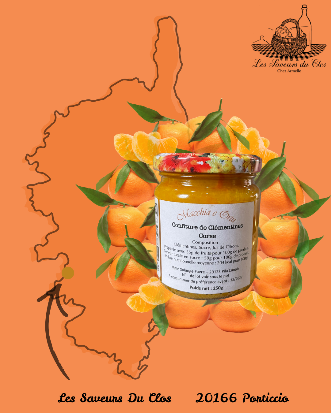 Confiture 250g Macchia e Ortu