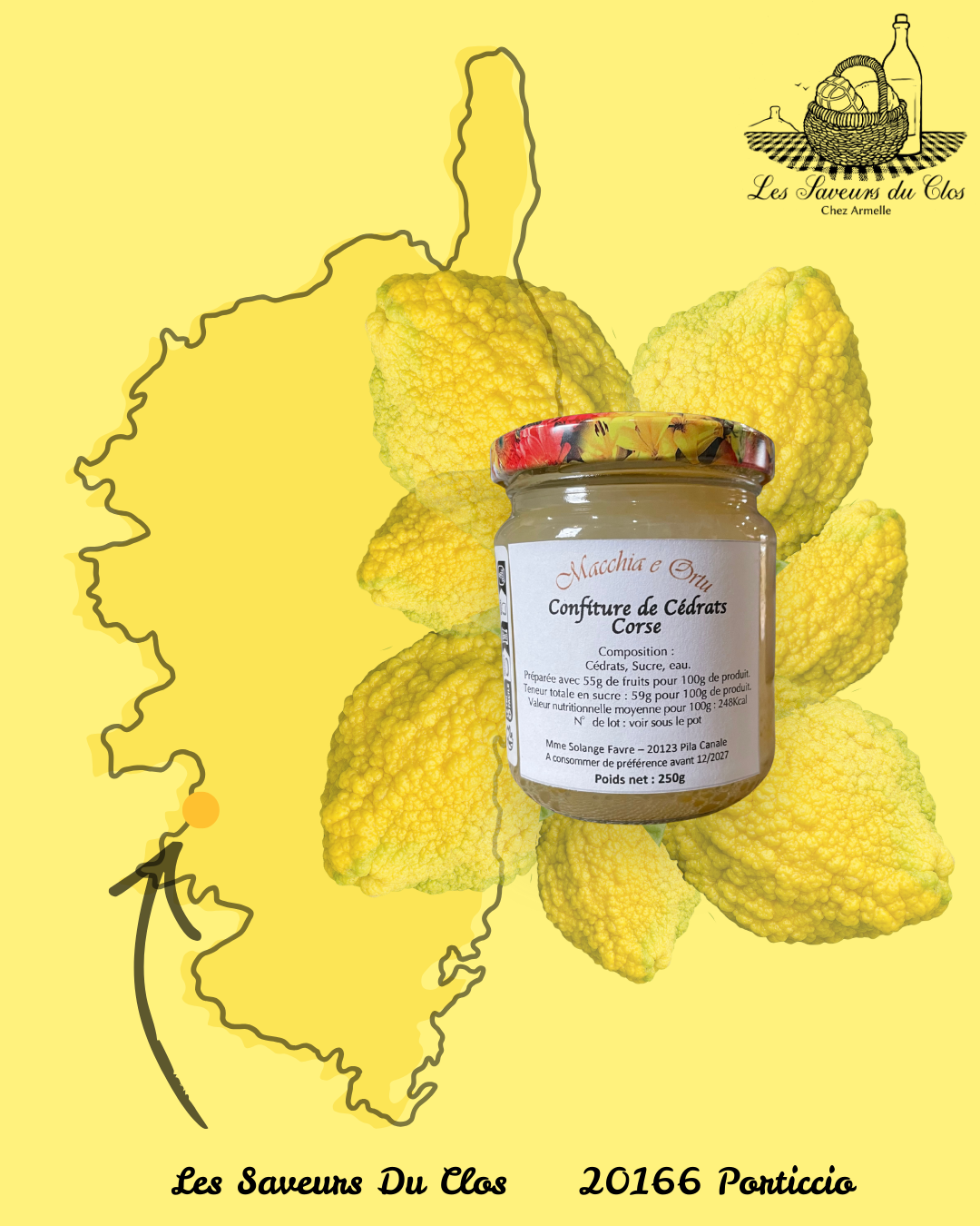 Confiture 250g Macchia e Ortu