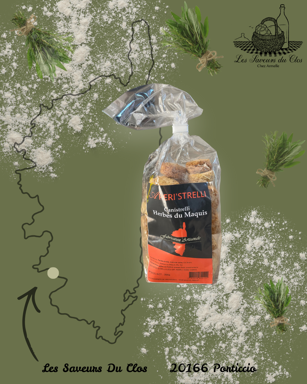 Canistrelli Salé 200g  Aperi'strelli