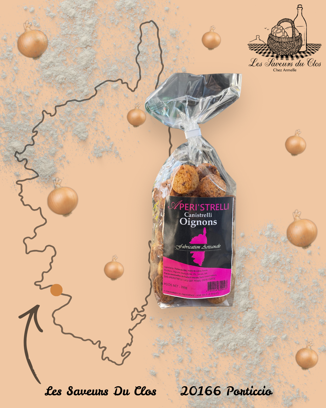 Canistrelli Salé 200g  Aperi'strelli