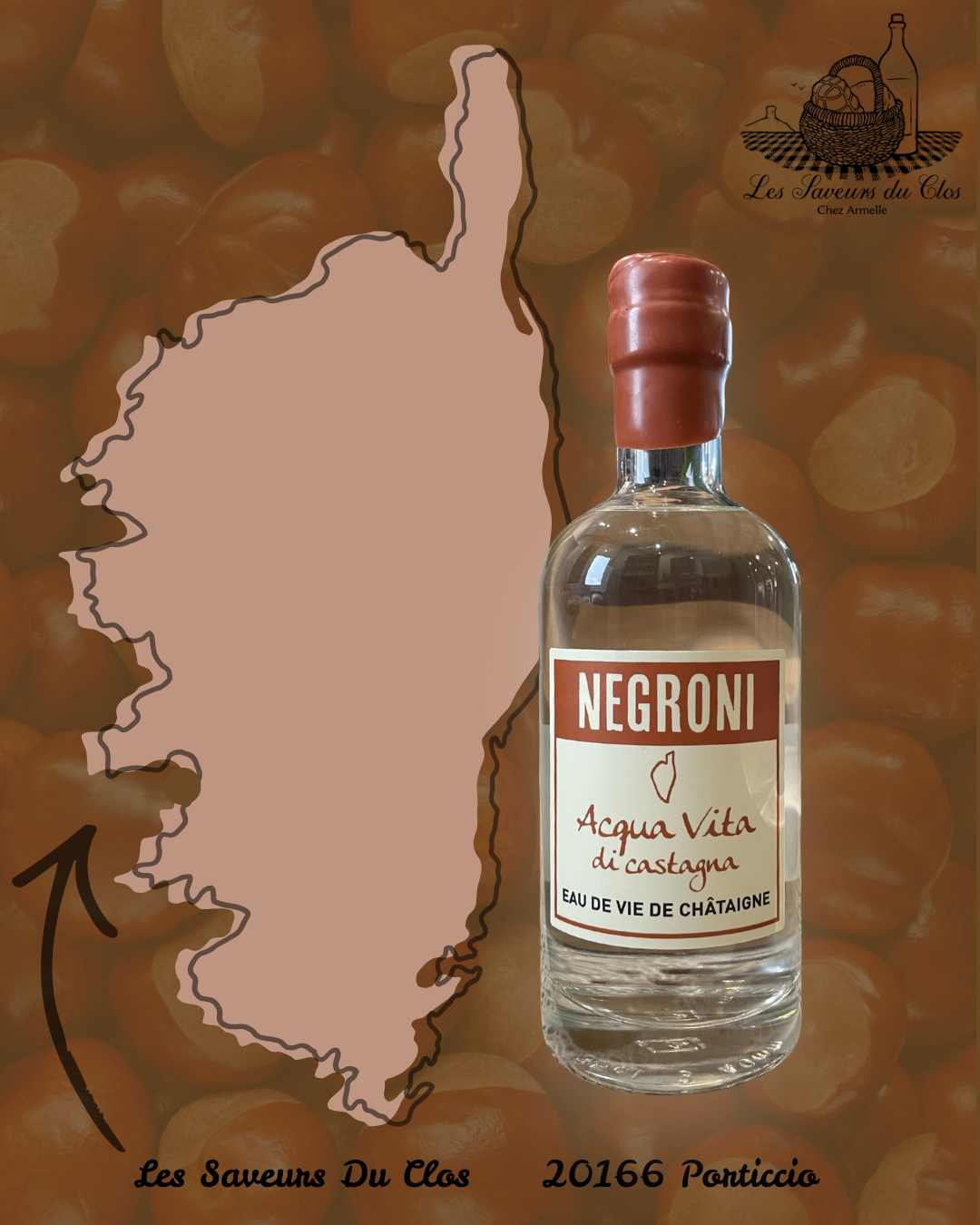 Eau de vie châtaigne 35cl