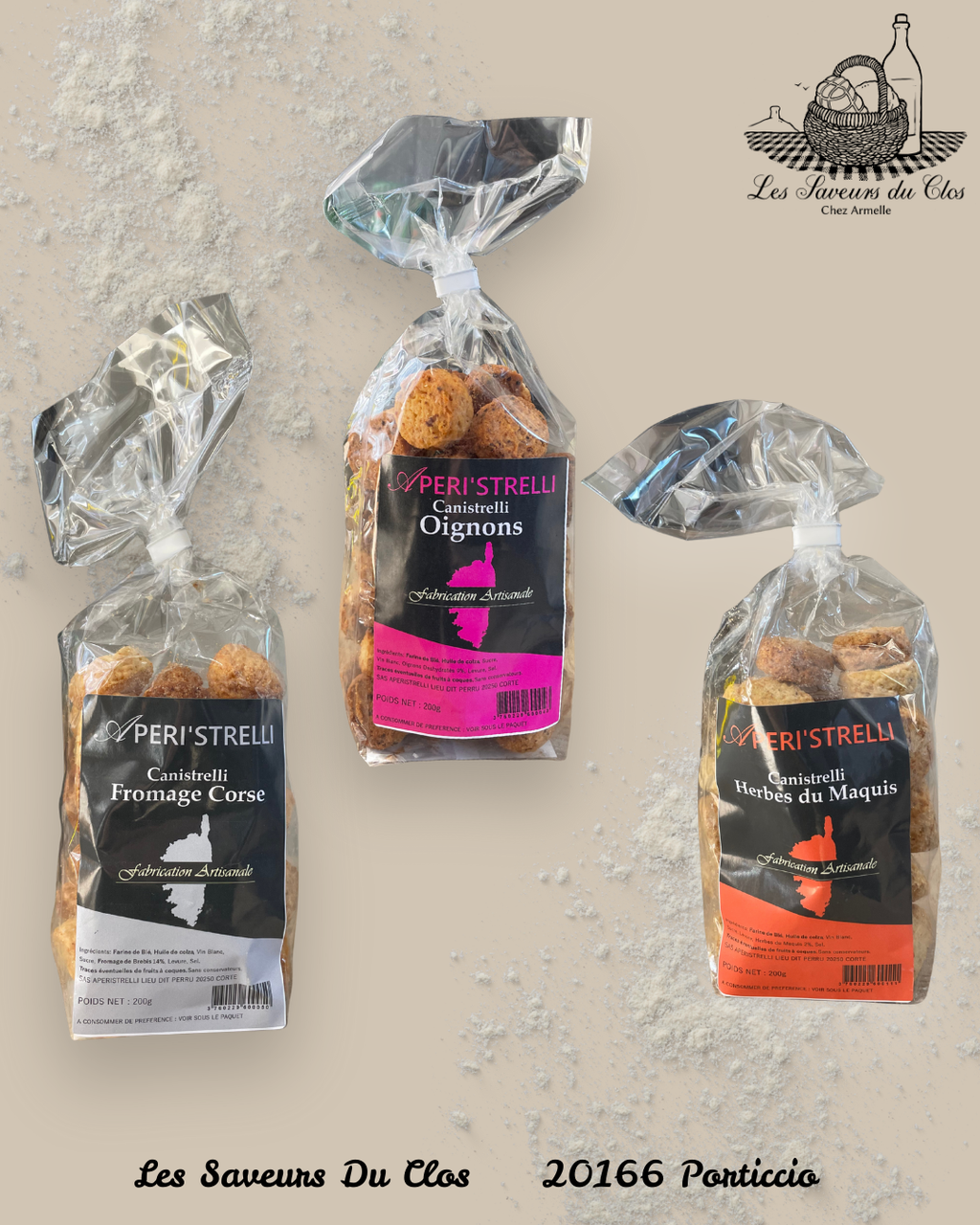 Canistrelli Salé 200g  Aperi'strelli